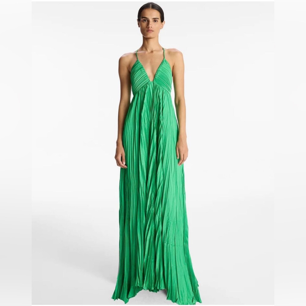 A.L.C Angelina li gown in Verde, worn once, size: 2
